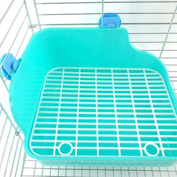 Kanin Toalåda Toalett Hus För Kanin Hamster Råtta Gerbil Mus Marsvin Grön