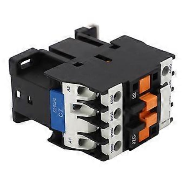 2-polig AC-kontaktor 3-fas 2NO 2NC Elektrisk kontaktor Mellanrelä för kraftdistribution 24V