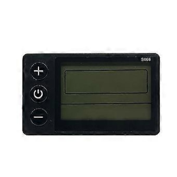 Elektrisk Cykel Scooter LCD Display Meter Kontrolpanel Med Vandtæt Stik