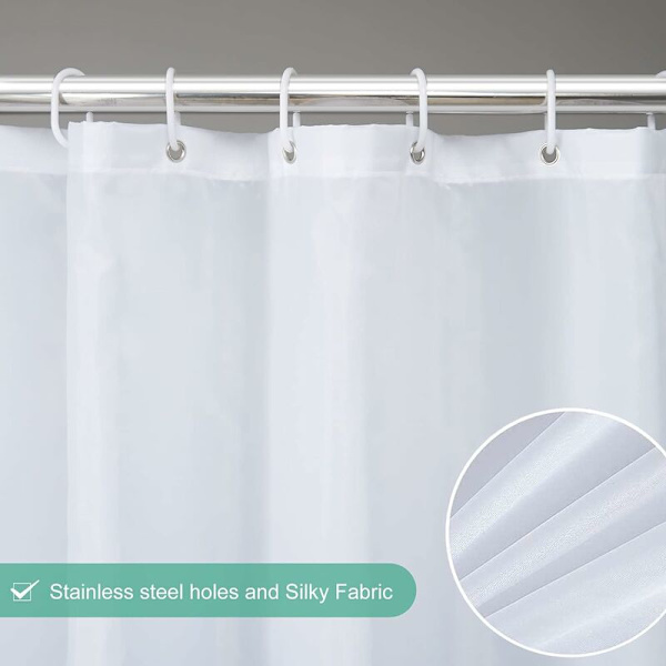 Bruseforhæng Vandtæt Polyester Tekstil Badeforhæng 150x180cm Mugbestandig Gradient Grøn