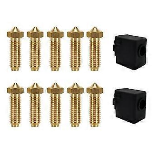 3D-skrivare Extruder Hotend 0.4mm Munstycksset - Slitstarkt för 2/ 2 Pro/ 2 Plus/ 2 Max