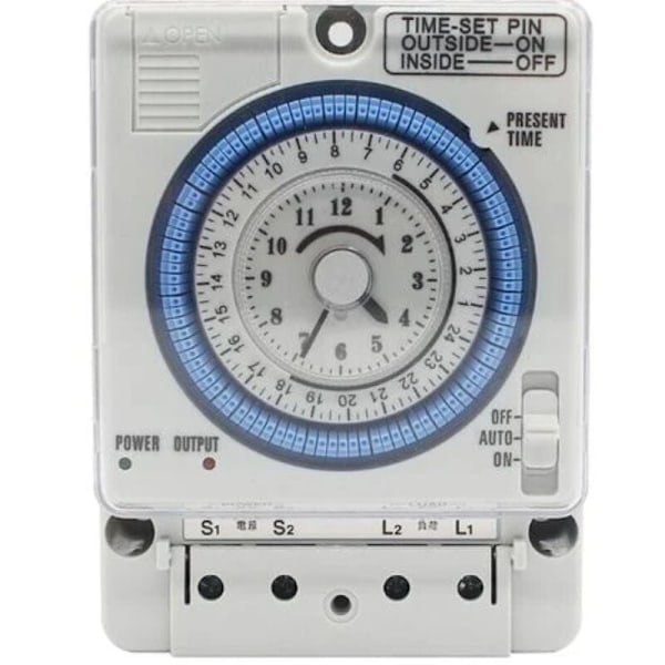 Analog daglig klocka mekanisk timer switch tid switch, pool klocka