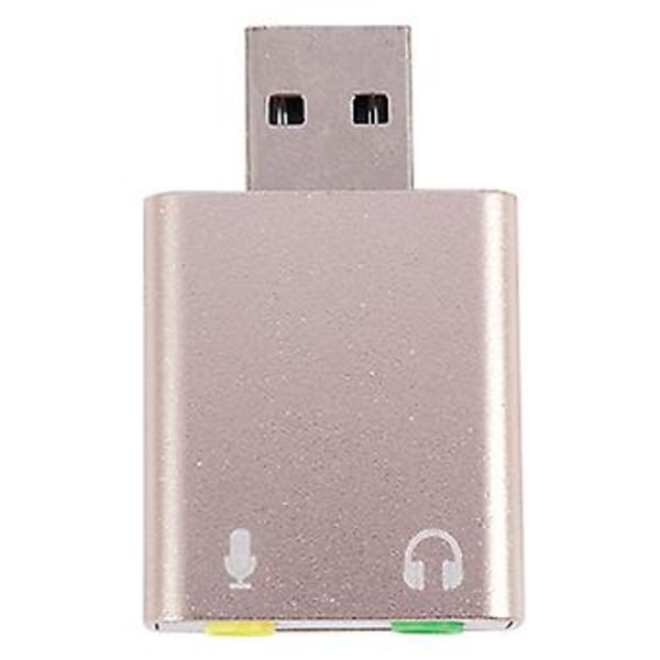 Usb Ljud 7.1 Extern Usb Till 3.5mm Ph Adapter O Mic Ljud För PC