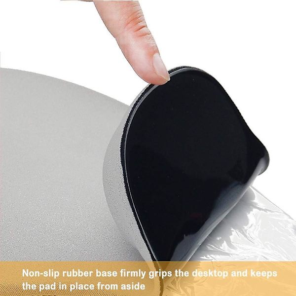 Arbeid komfortabelt med en kontormusematte med gel håndleddstøtte - Ergonomisk design for lange arbeidsdager