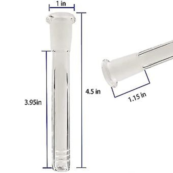6-pak Glas Reagensglas til Videnskabs- og Laboratorieeksperimenter Glasstilk 3 tommer, 14 mm