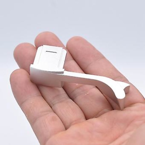 Metall Tummen Upp Blixtskofäste Handgrepp Blixtsko Adapter För Q2 Kamera Blixtskofäste Silver