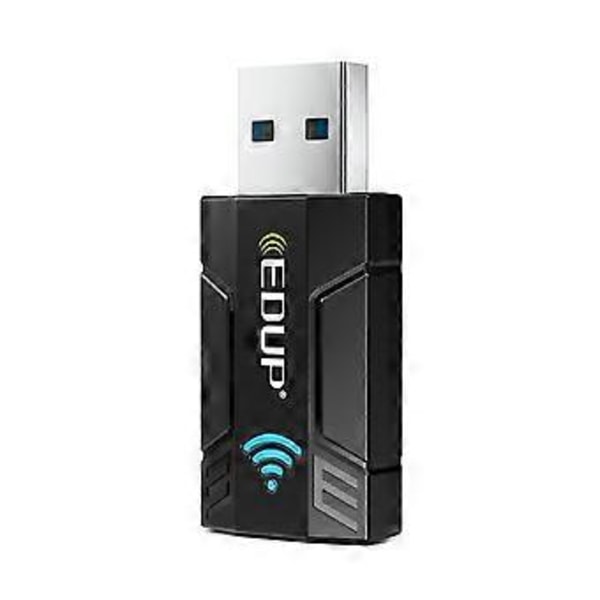 1300M USB3.0 Trådløst Nettverkskort WiFi Adapter 2.4G & 5G Dual Band Stabil Signal Adapter for PC Stasjonær Laptop