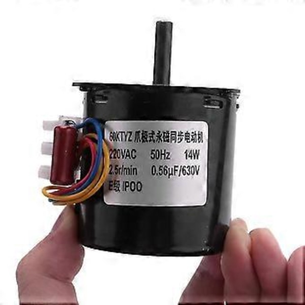 220v AC Synkron Girmotor 60ktyz 60-ktyz Permanent Magnet Synkron Girmotor 220v 2.5 O/min