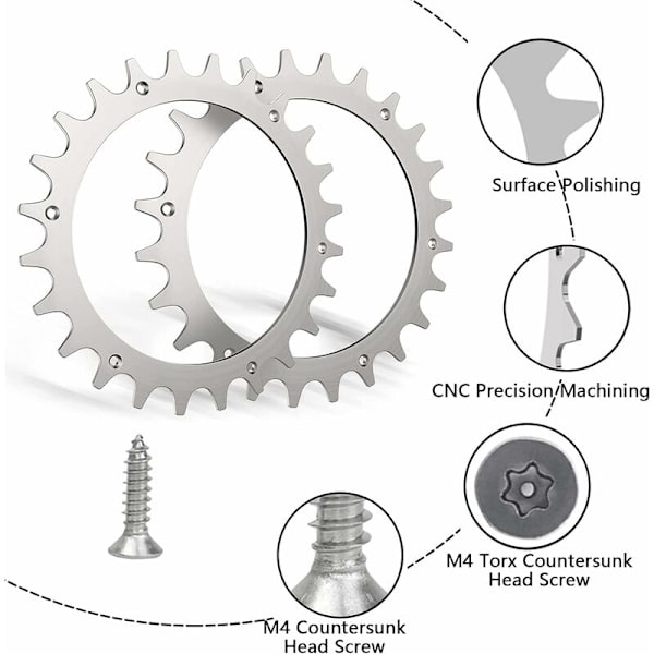 Rustfrie stålpigge til Worx model L, rustfrie stålpigge til Worx Landroid L-hjulstørrelse 225mm-12x rustfrie stålskruer-til græsplæne, Cle