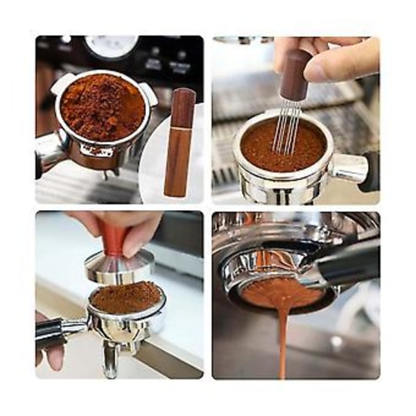 Espresso-kahvisekoitin, espresson jakelutyökalu, kannettavat espresson jakelutyökalut, 6 neulaa R
