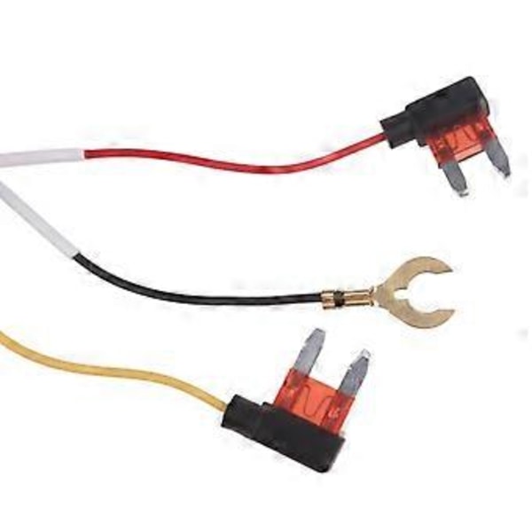 Bil DVR Eksklusiv Strømboks Kabel 3-Ledet 12V~30V til 5V 2.5A Mini USB Ledning