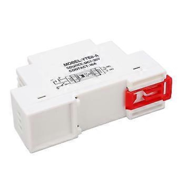 Strömbortfall Fördröjningsrelä Hög Noggrannhet Enkelfunktions Tidsrelä 35mm Skena Montering DC 730V