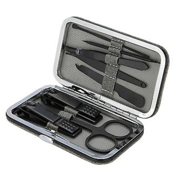 8 i 1 Nagelklippare Set i Rostfritt Stål Nagel Fil Nagel Manikyr Kit 02#