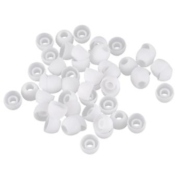 50 stk. Hvide Øreprop Hovedtelefoner In Ear Buds Tip Cover Udskiftning