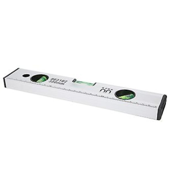 Magneettinen vesivaaka, alumiiniseos, monitoimimittausviivain ja vaaituslaite, 300 mm - Tarkkuustyökalu magneettinauhalla helppoon käyttöön