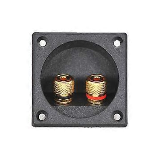 Wp2-27 2-vägs DIY Hem Bil Stereo Skruv Kopplingsplintar Subwoofer Kontakter Två-positions Kopplingsklämma Högtalartillbehör
