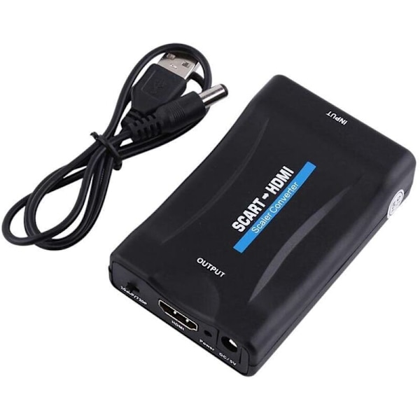 Scart to HDMI Converter Video Scaler Converter 1080P HD