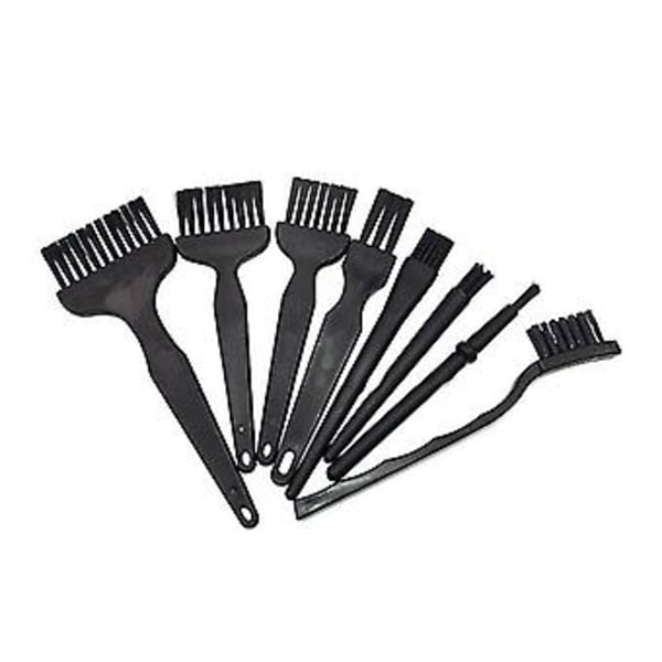 8st/set Antistatisk Borste Esd Säker Rengöringsborste Set För Mobil Ph Pcb Bga Rep Rengöring