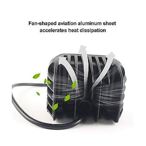 Auto Triple Side Belyst Arbejdslampe Kuppellys Burst Blinkende Lys Forlygte Spotlight Stroboskoplys