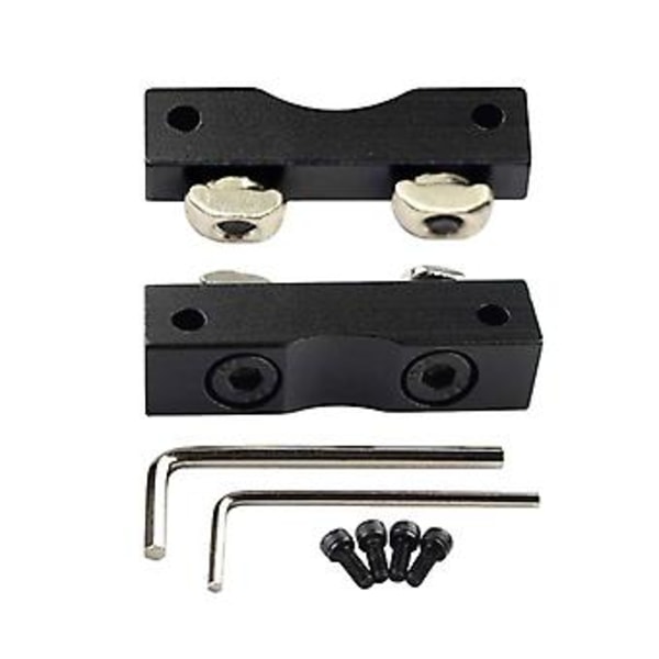 2 stk. 3D-skriver Aluminium Legering Z Akser Steppermotor Monteringsbrakett Stativ Z-Stang