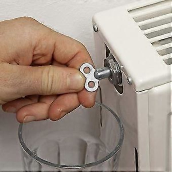 Universal radiatorudluftningsnøgle: Sæt med 2 brugervenlige varmeudluftningsnøgler, ideel til alle radiatorer - Topnøgle - Vandudlufter til varmeafledning