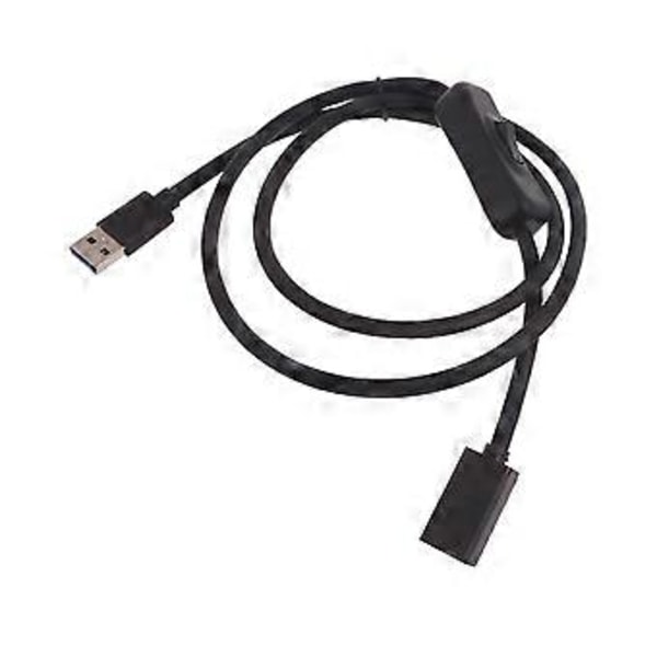 USB3.0 Förlängningskabel Strömkabel med Brytare Stödjer Dataöverföring