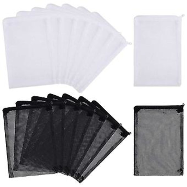 16 stk. Rium Mesh Filterposer, Nylon Filter Mesh Poser med Glidelås (kompatibel Iculate C)