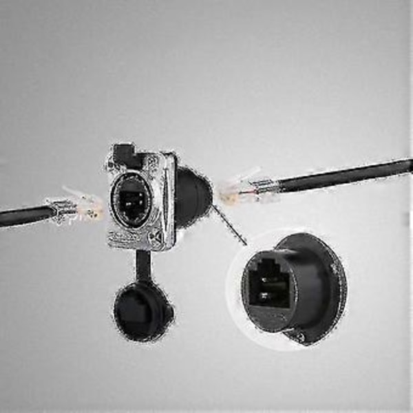 IP67 Nettverk RJ45 Vanntette Kontakter / Ethernet RJ45 Vanntett