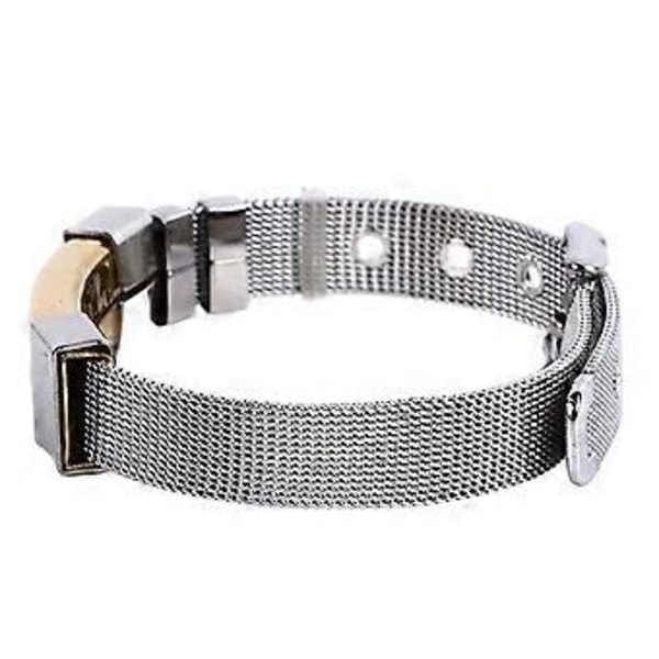 Herre Stål Mesh Spænde Armbånd Rustfrit Stål Justerbar Stribe Mode Smykker