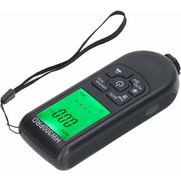 Digital Coating Thickness Gauge, Portable Paint Thickness Meter, 0-2000UM Range, Coating Measuring Tool(Black)