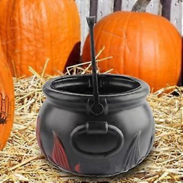Häxgryta Nyhet Slitstark Portabel Halloween Häxgodisbehållare För Festival