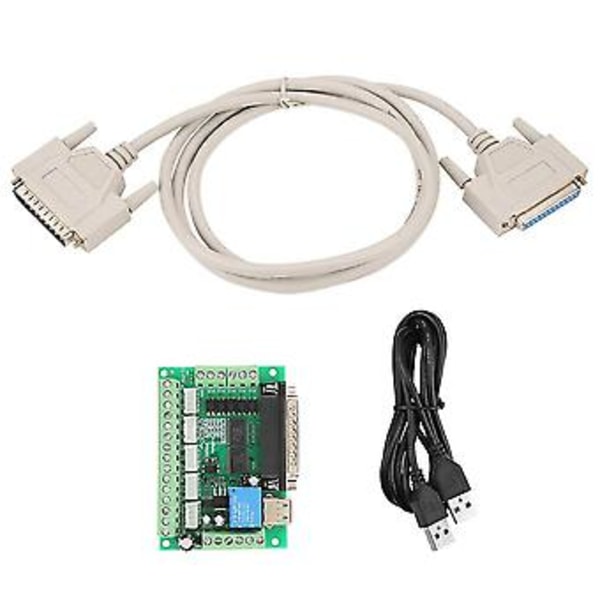 Stepper Interface Board 5 Akse Usb Interface Breakout Board Cnc Breakout Board Til Cnc Steppe