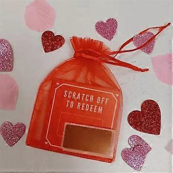 10 Set Skraplottskort Födelsedagspresent Kuponger Årsdag DIY-present till henne Alla hjärtans dag Biljetter Kärleksbrev