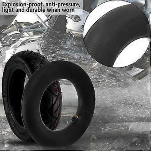 10x2.5 Fram/bak Scooter Däck Hjul Solid Med Innerslang Ersättning För 10 Tum Elscooter