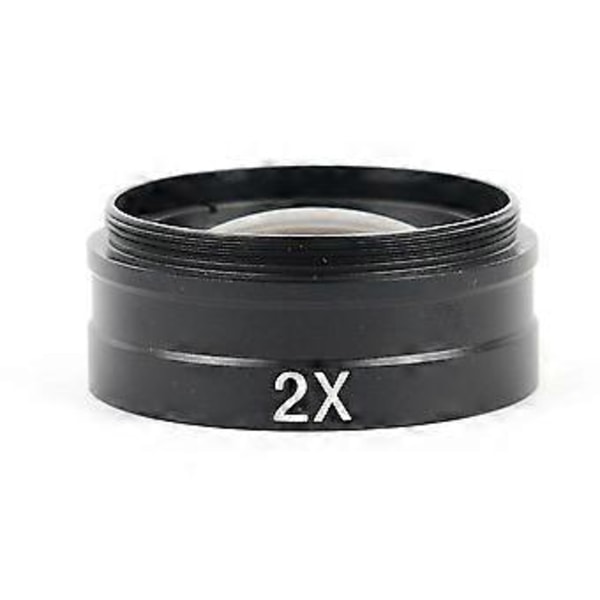 Profesjonell Monokulær Mikroskop Ekstra Objektiv Barlow Linse 2X Installasjonsgjenge 42mm for 10A 120X 180X 300X