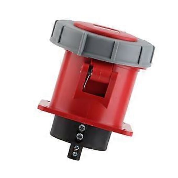 Industriellt Uttag 63A 4-poligt Vattentätt IP67 PP-skal Infällt Industriellt Uttag Kontakt 220380V 240415V