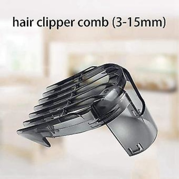 3-15mm hiustenleikkuukampa malleille Qc5510 Qc5530 Qc5550 Qc5560 Qc5570 Qc5580, hiustenleikkurin vaihtokampa