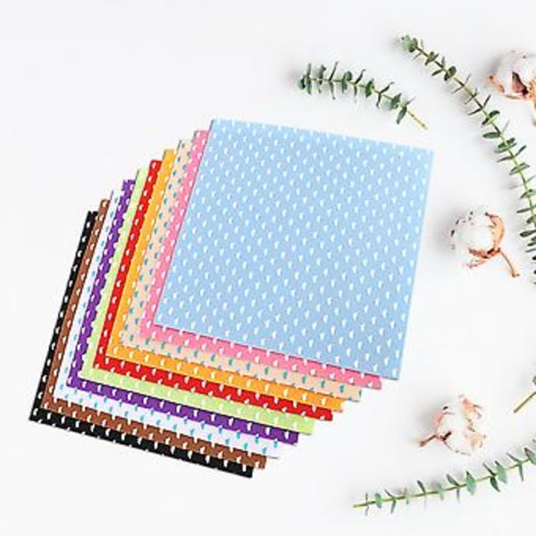10 stk. Sky Mønster Håndverk Ikke-vevd Stoff Håndverk Firkantet Ark DIY Materiale (30*30cm)