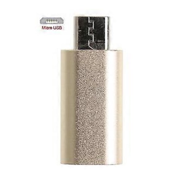 8-nastainen Lightning-naaras Micro USB -uros -sovitin Android-puhelimille