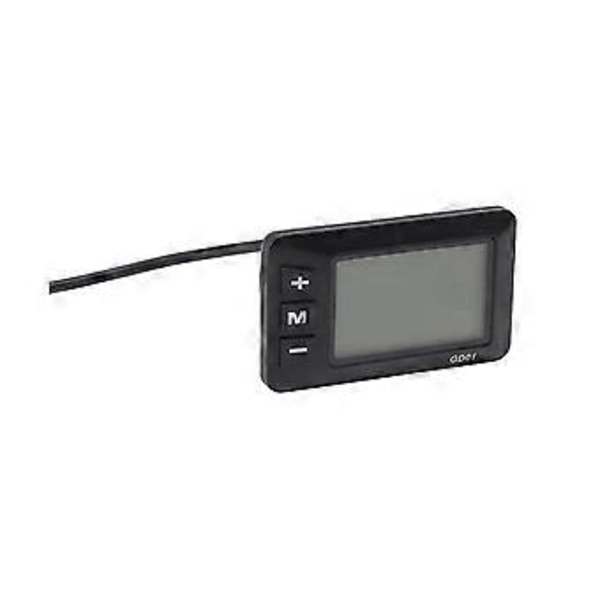 36v 48v Elcykel Gd01 LCD Display Panel Med Vanlig Kontakt E-cykel Display Mätare Tillbehör