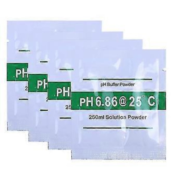 15 kpl pH-mittarin puskuriliuosjauhe tarkkaan ja helppoon pH-kalibrointiin, jauhe 6.86