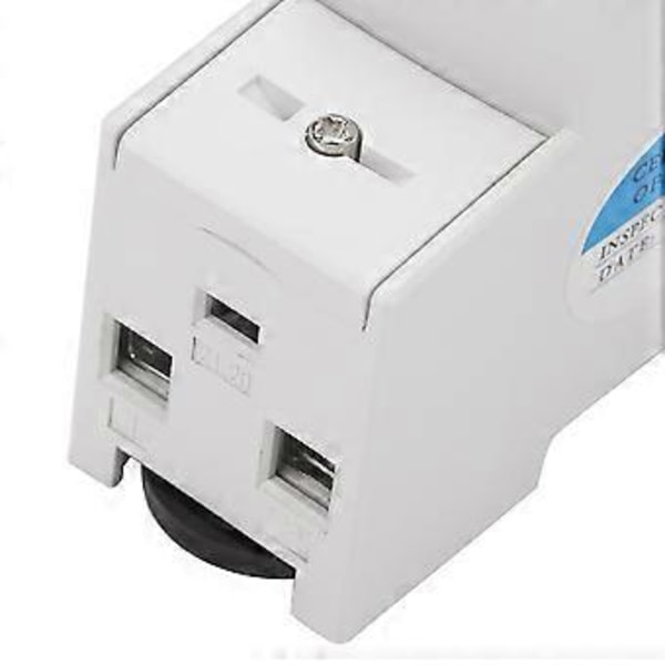 220V Digital 1-fas 2-tråds 2P DIN-skena Elmätare Elektronisk KWh-mätare (20(80)A)