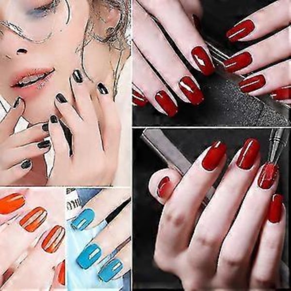 Nagellackspenna Ettstegs Snabb & Enkel Manikyr Lack Gel Uv/led Lack Nagelkonst-17