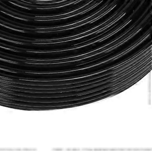 Bläckslang UV-slang Flexibel Slang 3x2mm 8 Rader 3 Meter Längd HTPE för Skrivare Fotomaskin Svart