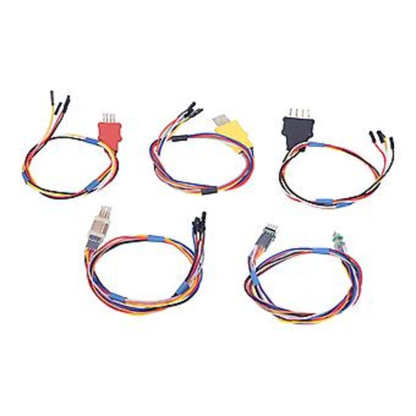 Programmer Adapterkabel, 5 stk. Profesjonelle Probeadaptere Bilprogrammereradapter Programmer Probeadapter Nyskapende Funksjoner