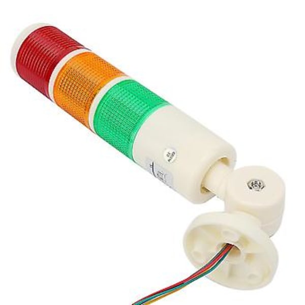 Industriel Varslingslampe 3-Lags LED Signaltårn Foldbar Alarm Lampe 24VDC