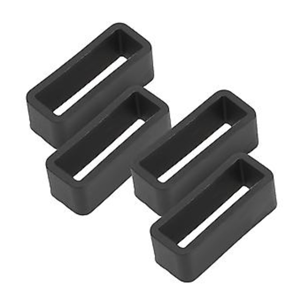 4 stk. Erstatning Silikon Klokkebelte Sikkerhetsspenne Armbåndstilbehør for SWATCH (22mm)