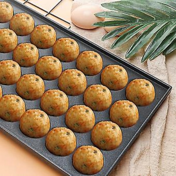 28 Hål 4cm Takoyaki Varm Platta Non-Stick För Hemmet Takoyaki Takoyaki Platta Takoyaki Alumin