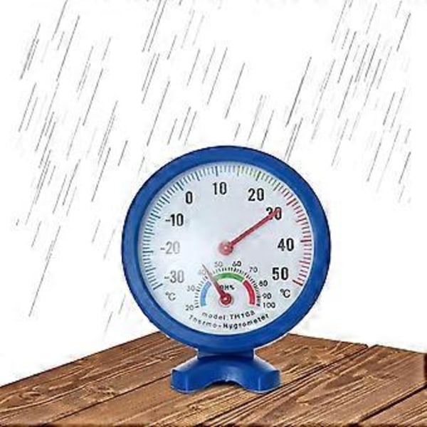 5 stk. Dial Termometer - Udendørs termometre til terrasse, buet glas køleskabstermometer serigrafi, Dial Termometer Øjeblikkelig aflæsning tydeligt D (d-4-)