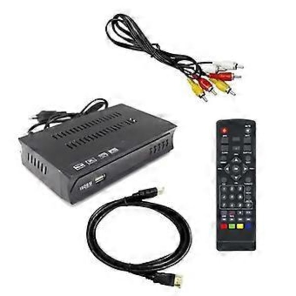 ISDB-T 1080P HD Set Top Box Terrestrisk Digital Video Broadcasting TV-modtager med kabel til Brasilien/Chile A EU-stik
